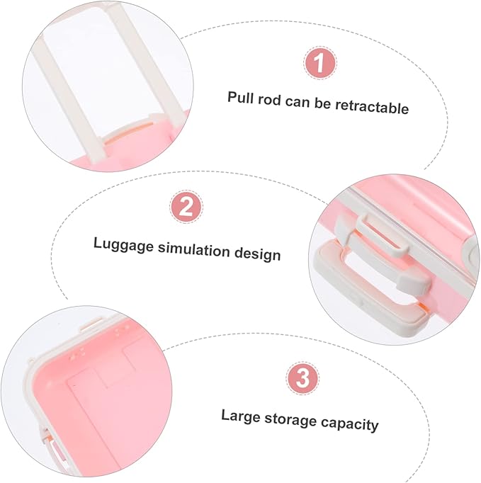 Eyelash Extension Storage Box Makeup Holder Compact Eyelash Packing Box for Women