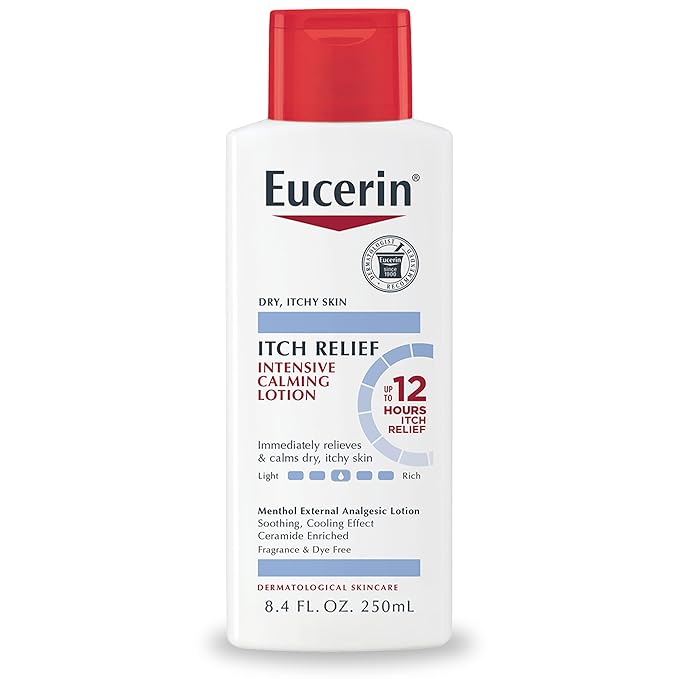 Eucerin Skin Calming Itch Relief Body Lotion, 8.4 FL OZ