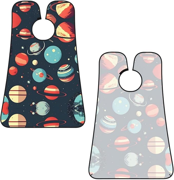 Tahiti Beach Print Beard Bib Shaving Apron, Beard Hair Trimming Cape Gift For Dad