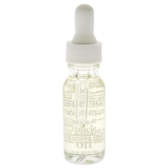 Cuccio Naturale Revitalizing Cuticle Oil - Hydrating Oil For Repaired Cuticles Overnight - Remedy For Damaged Skin And Thin Nails - Paraben/Cruelty-Free Formula - Milk And Honey - 0.5 Oz