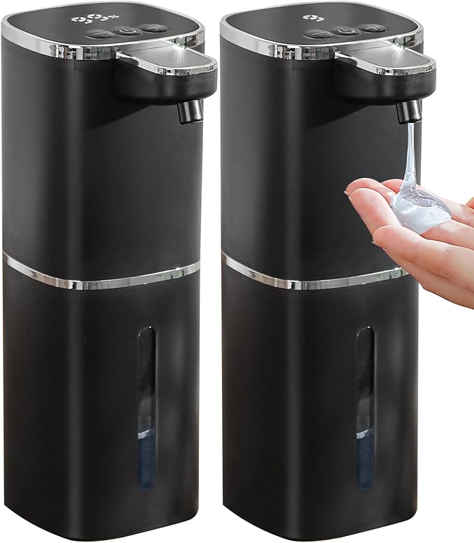 DODO MEKIA 2 Pack Automatic Soap Dispenser Touchless, Rechargeable