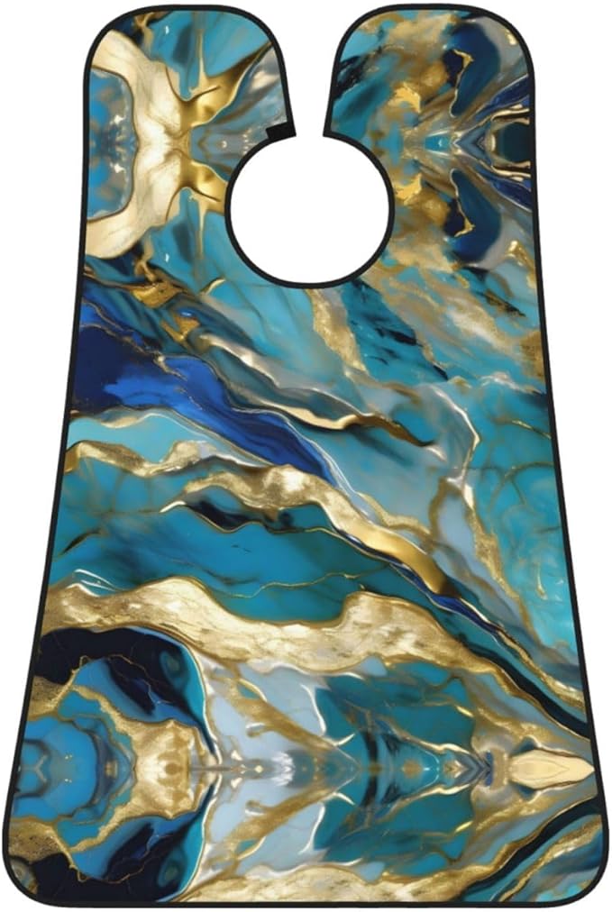 Beautiful Peacock Print Beard Bib Shaving Apron, Beard Hair Trimming Cape Gift For Dad
