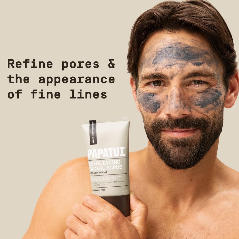 PAPATUI by Dwayne Johnson Exfoliating Face Scrub Fragrance-Free 4 fl oz