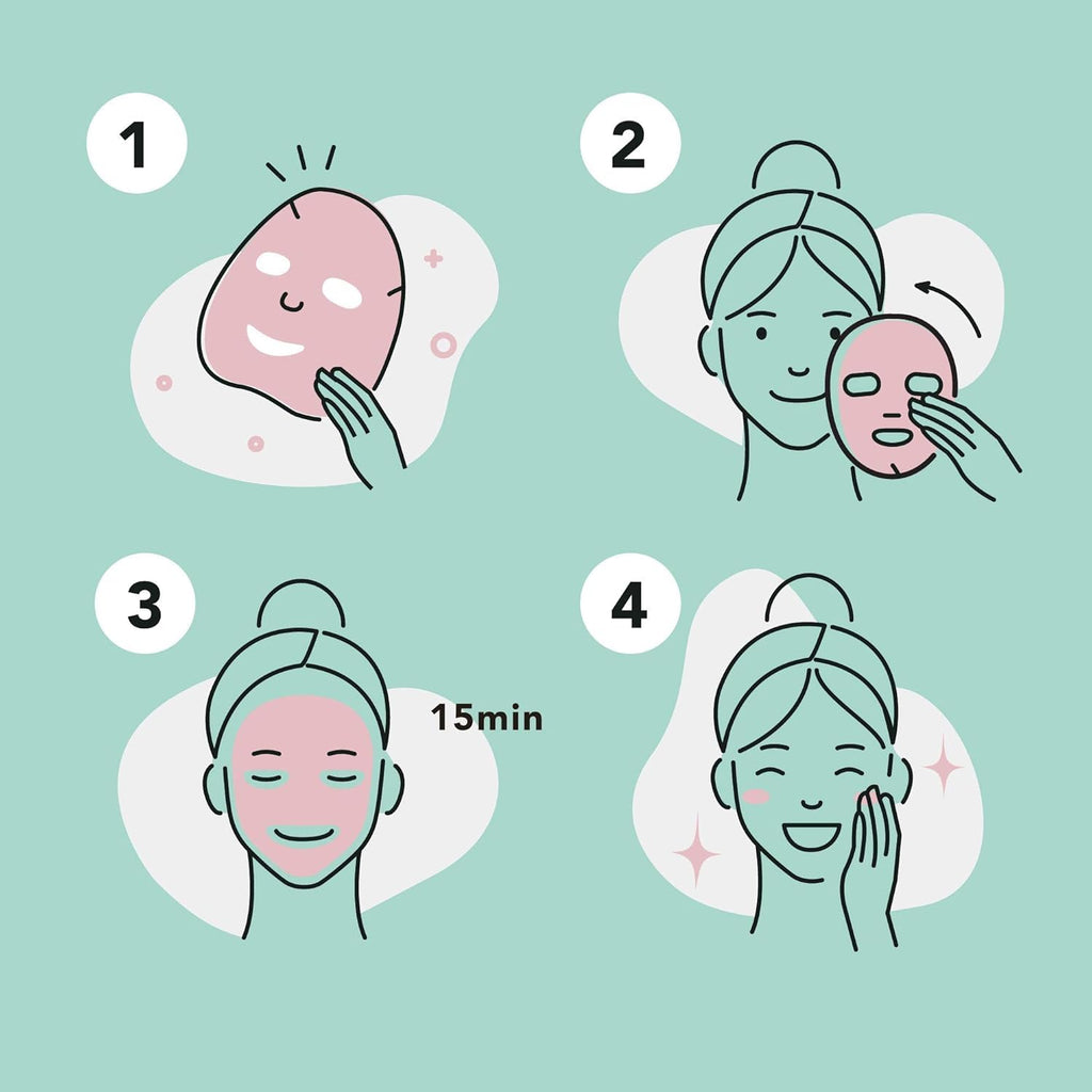 Celavi Essence Facial Face Mask K-Beauty Skincare Korea Skin Care Moisturizing (2 of each) C Set