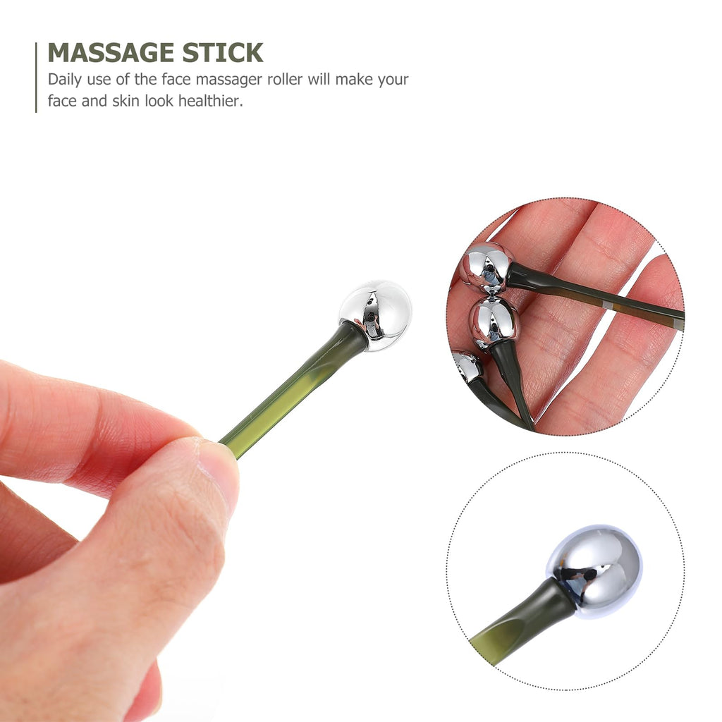 EXCEART Eye Cream Rods 6-Pack Metal Skin Care Massaging Sticks for Eye Essence Application Area Massage Circulation Support Portable Makeup Tools for Women Girls
