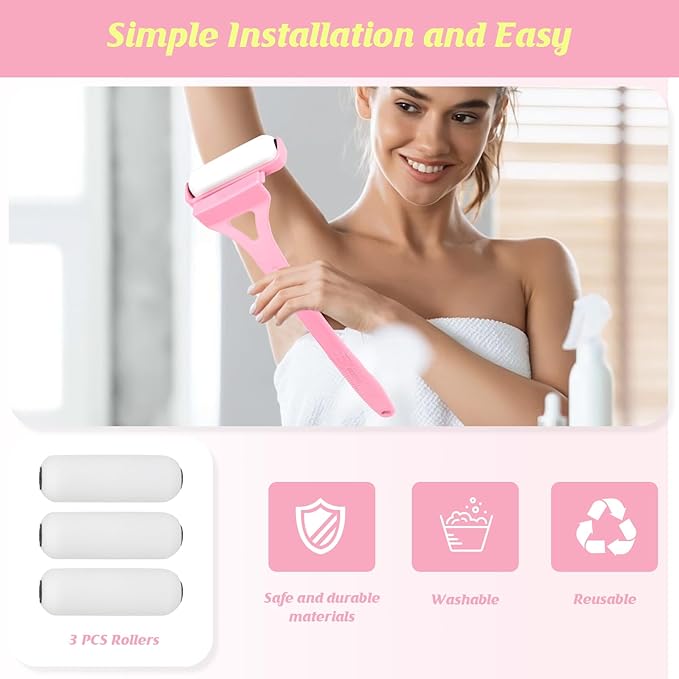 Back Lotion Applicator for Women, Effortlessly Apply Moisturizer to Back