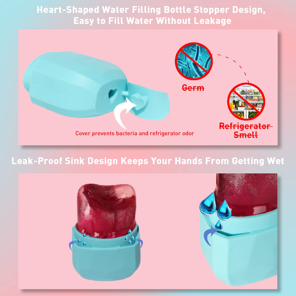 VANALIA Ice Roller & Gua Sha Set for Face, Eyes & Neck - Blue