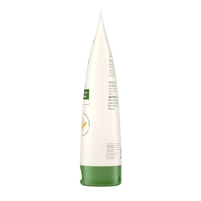 Aveeno Daily Moisturizing Body Lotion, Body Lotion for Dry Skin with Prebiotic Oat, Paraben Free, Fragrance Free, Non-Greasy, Non-Comedogenic Moisturizer, 8 FL OZ