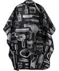 Borogo Professional Waterproof Hair Styling Cape Nylon Haircuting Salon Cape Gown Hair Salon with Snap Closure - 50" x 60"