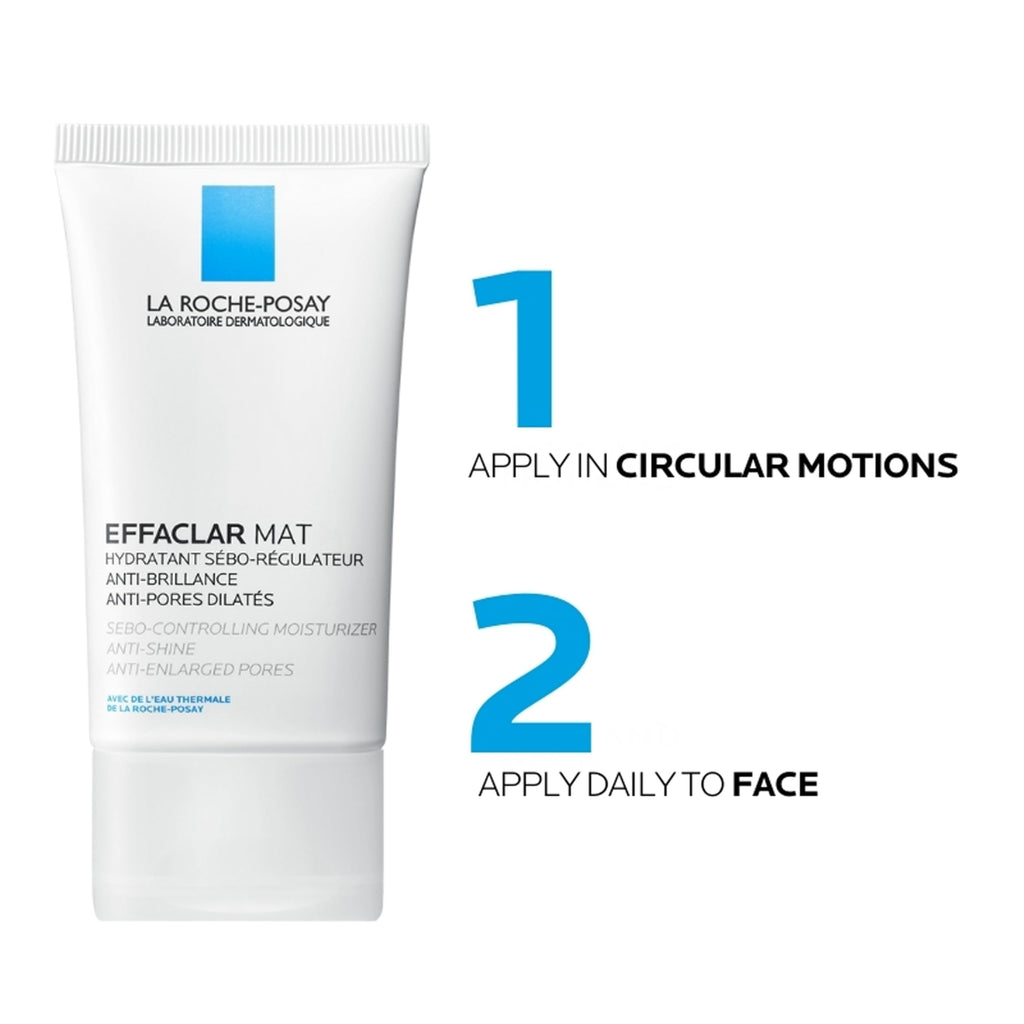 La Roche-Posay Effaclar Mat Oil Free Face Moisturizer for Oily Skin 1.4oz