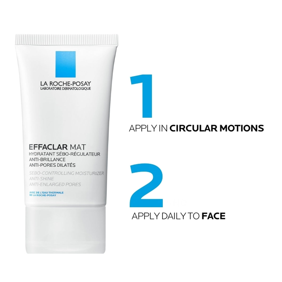 La Roche-Posay Effaclar Mat Oil Free Face Moisturizer for Oily Skin 1.4oz