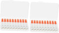 WRITWAA Interdental Brush Set 80pcs Portable Dispenser Flexible Gum Massager for Effective Oral Care for Teeth Gaps and Use