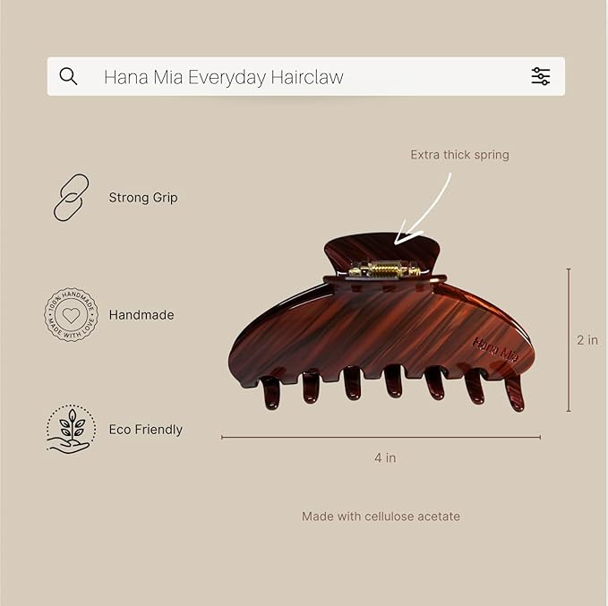 Luxury Burgundy Claw Clip for Women | Our Large 4 Inch Hair Clip Creates Beautiful Half Ups, Secure Updos & Chic Daily Styles | Premium Acetate Claw with Secure Hold & Snag Free Teeth for Easy Styling