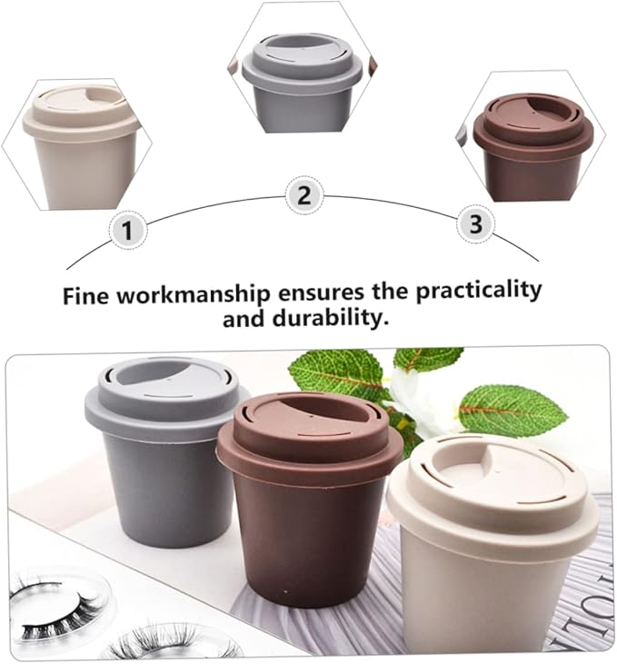 Happyyami 3pcs Assorted False Eyelash Storage Box Lash Holders Portable Eyelash Organizer for Easy Storage and Daily Use for Makeup Lovers