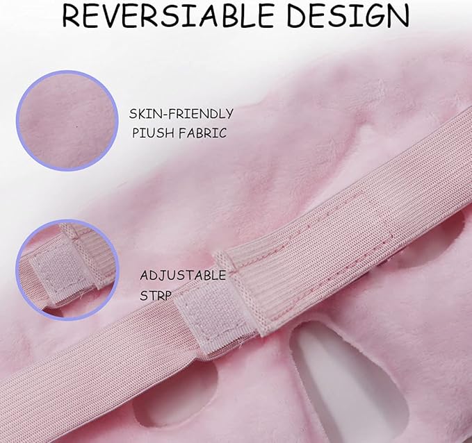 2PCS Ice Face Mask, Cold Hot Gel Face Eye Mask, Ice Mask with Soft Plush for Cooling Freezer Eye Mask for Puffy Eyes, Redness, Headaches, Stress