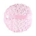 Body Puff, 6 "x 3" Extra Large Ultra Soft Fluffy Sponge Plush Big Powder Applicator Pink Washable Reusable Durable Round Face Body Makeup Puff for Women (Pink)