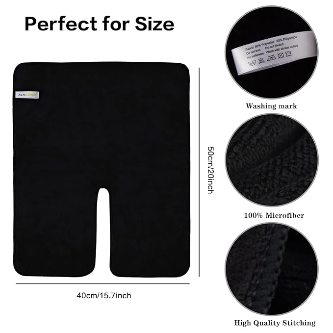 SINLAND Microfiber Esthetician Towels for Facials Mask Removing Face Wrap Soft Facial Cloth with Split Design Spa Towels for Facial Steam Massage and Cleansing 20x15.7inch