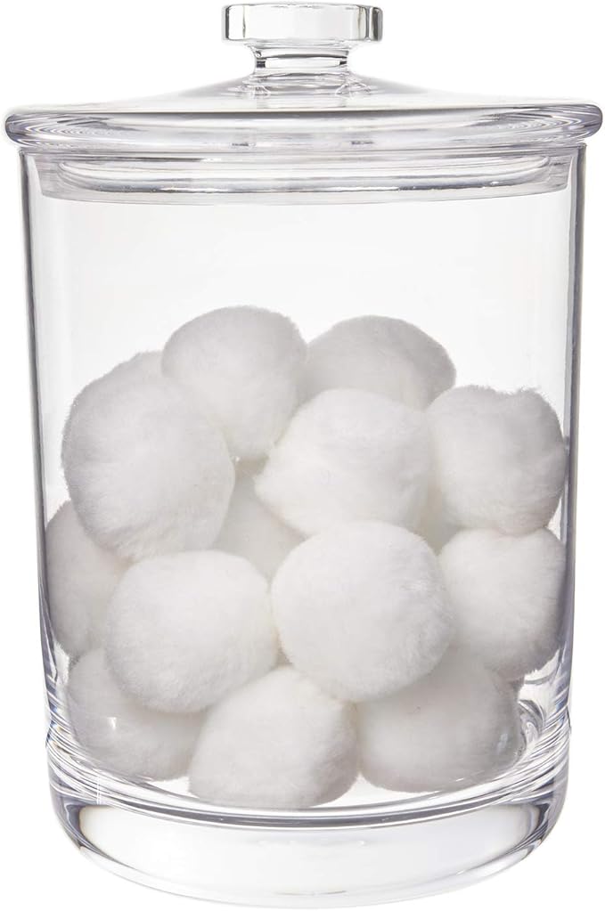 STORi 60-Ounce Premium Quality Clear Plastic Apothecary Jar