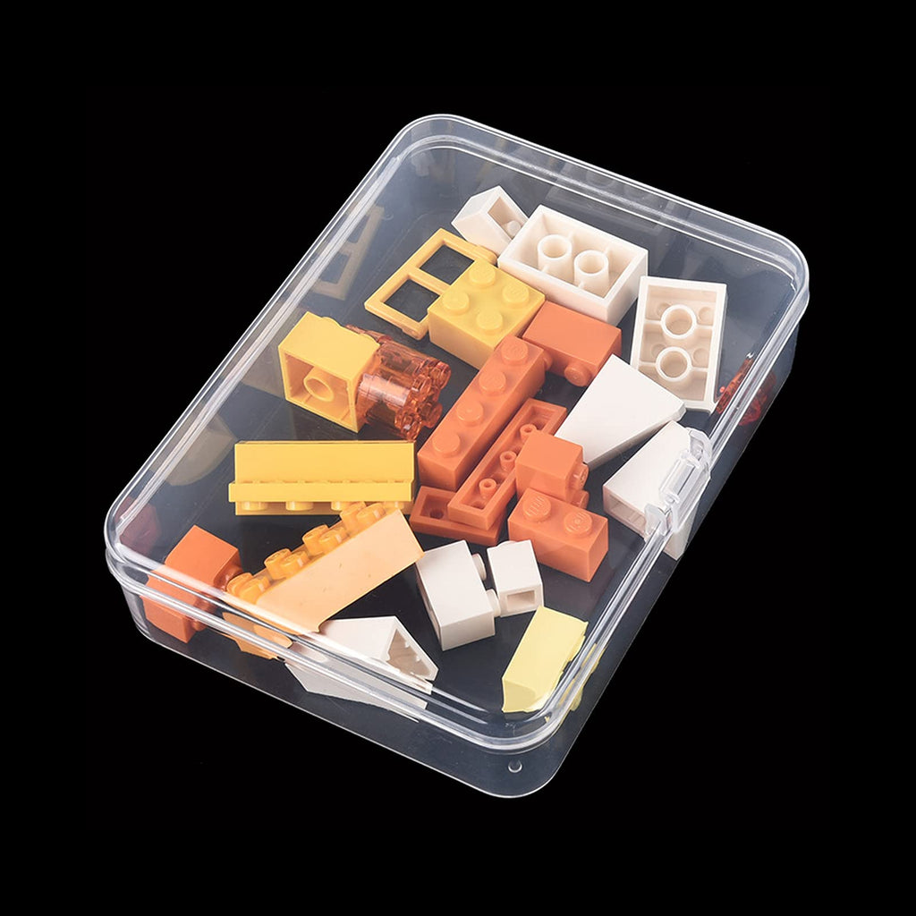 Thintinick Rectangular Clear Plastic Storage Containers, 12 Pack