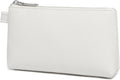 PU Leather Makeup Simple and Convenient Handbag Small Exquisite Storage Bag (PU/Off-white)
