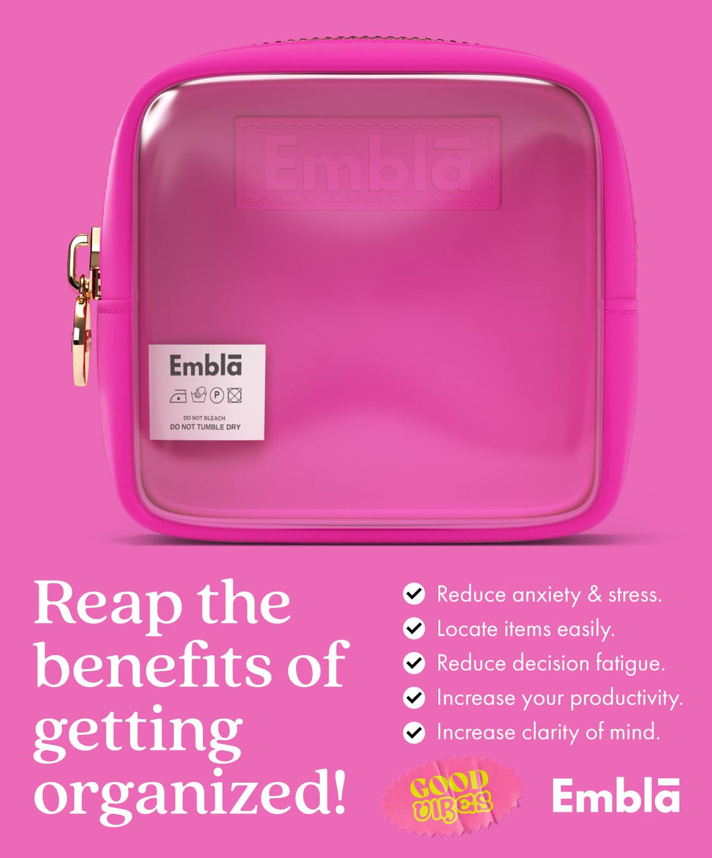 Makeup Bag for Women, Travel Cosmetic Organizer, Waterproof Toiletry Pouch