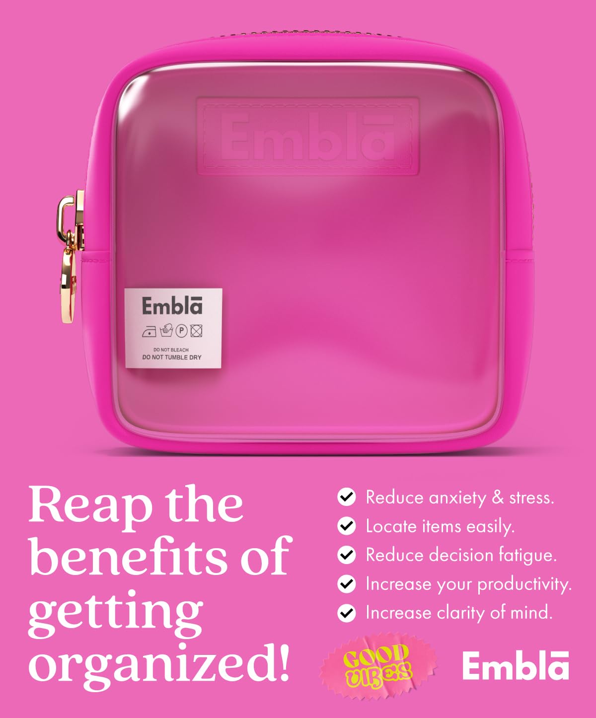 Makeup Bag for Women, Travel Cosmetic Organizer, Waterproof Toiletry Pouch