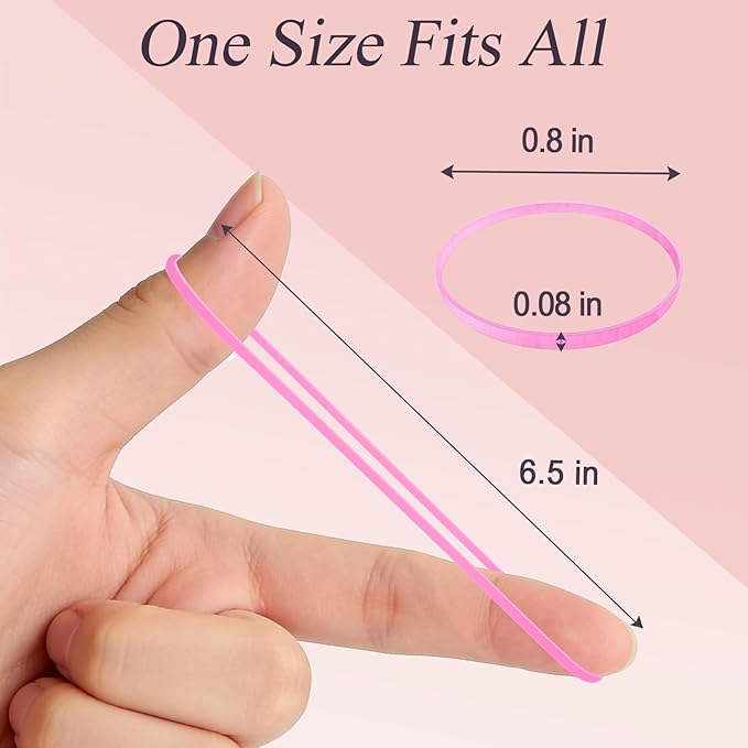 1000pcs Mini Hair Rubber Bands, Soft & Durable Plastic Elastic Hair Ties for Little Girls, Stretch Ponytail Ties for Kids Hairstyles and Braids