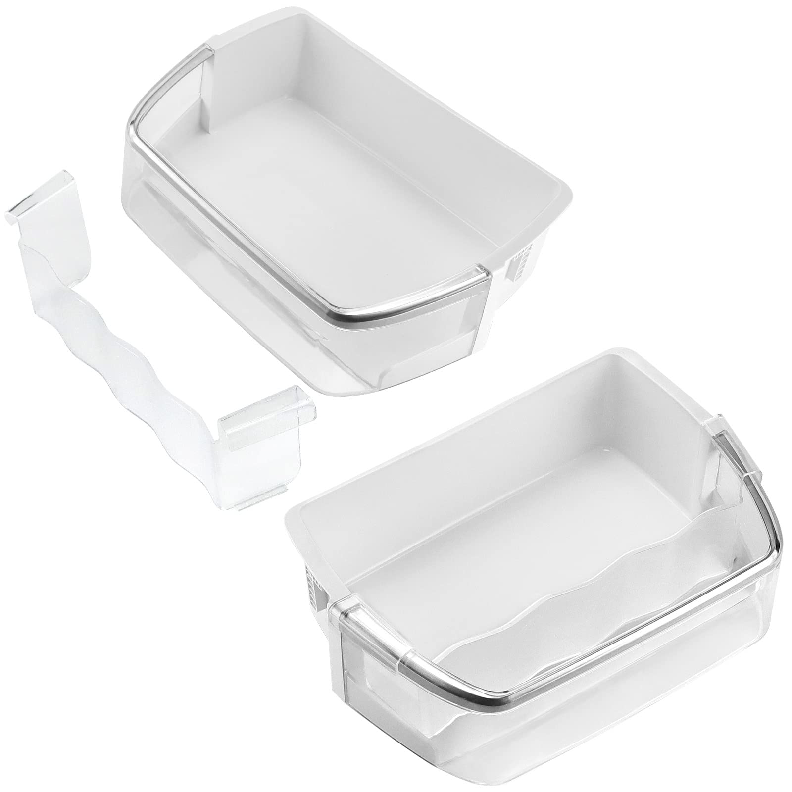 AAP73252202 AAP73252209 Refrigerator Door Bin Replacement for L-G Ken-more Elite Refrigerator 795 parts, Right Refrigerator Replacement Door Bin LFX25991ST LFX31925ST LFXC24726S - 2 PACK by Fetechmate