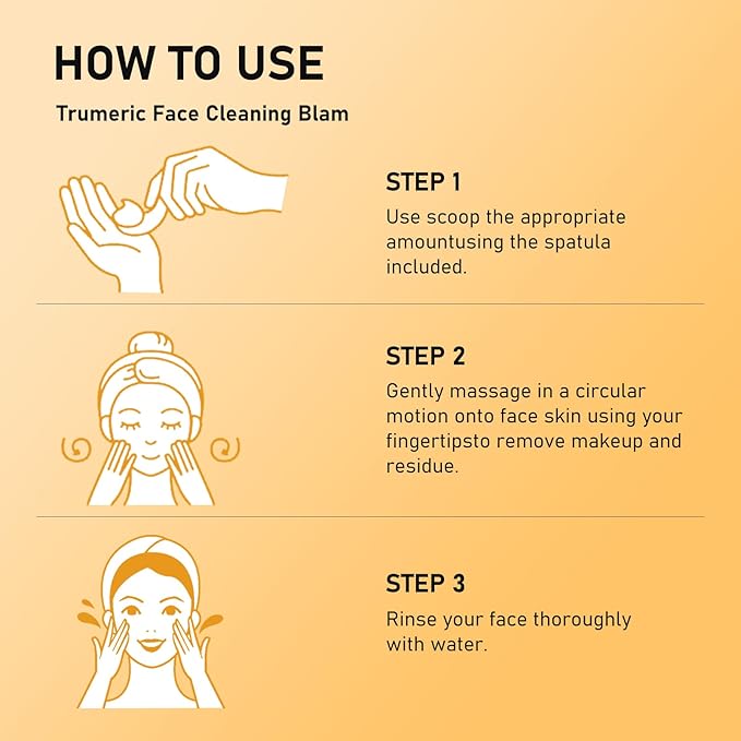 OUPEICHARM Turmeric Rice Mochi Face Cleanser Wash Cream,Moisturizing,Deep-Cleansing,Oil Control,Makeup Cleansing Balm for Women for All Skin Types（5.29oz）