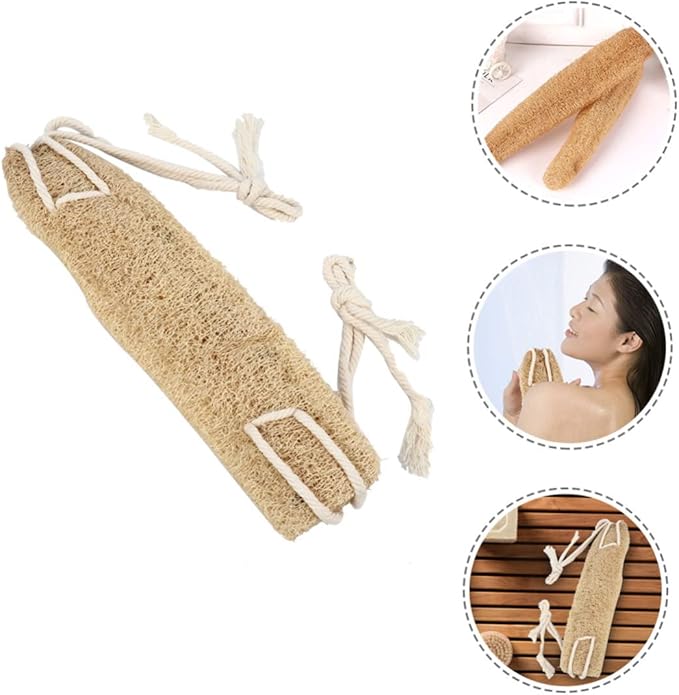 OATIPHO Back Scrubber Exfoliating Strap Comfortable Durable Shower Scrubber for Deep Cleaning Fast Drying Breathable Design for Body Care and Spa Use