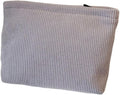 SxoSyo Corduroy Makeup Bags, Cosmetic Bag Purse, Grey