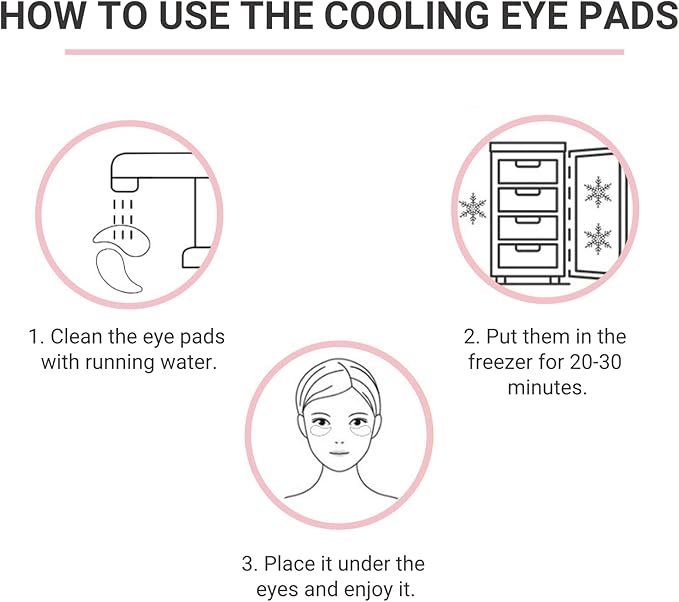 AOSHAWN Mini Cooling Eye Pad for Puffy Eyes - Unbreakable Stainless Steel Eye Mask for Anti-Aging, Wrinkles and Puffiness Relief - Hot or Cold Therapy - Suitable for All Ages (Silver)