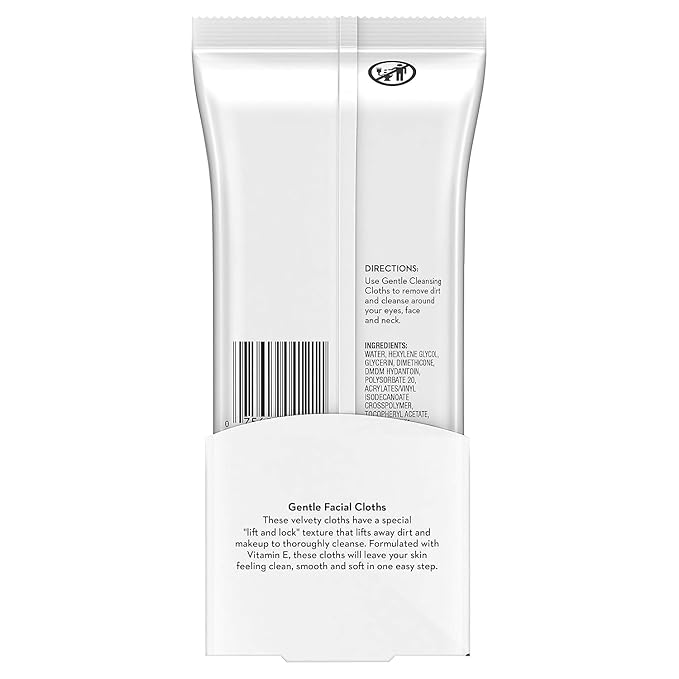 Olay Cleanse Gentle Facial Cloths, Fragrance Free, 30 count - Packaging may vary
