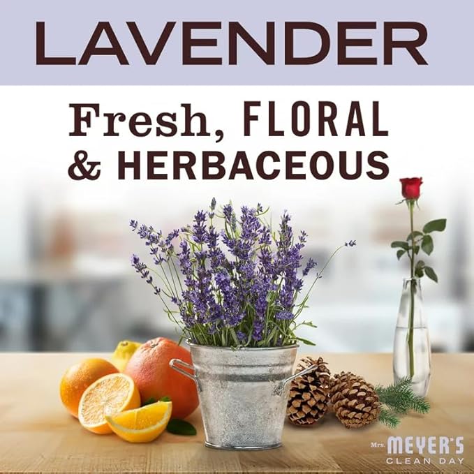 Mrs. MEYER'S CLEAN DAY Body Wash, Lavender 16 Fl Oz (Pack of 4)
