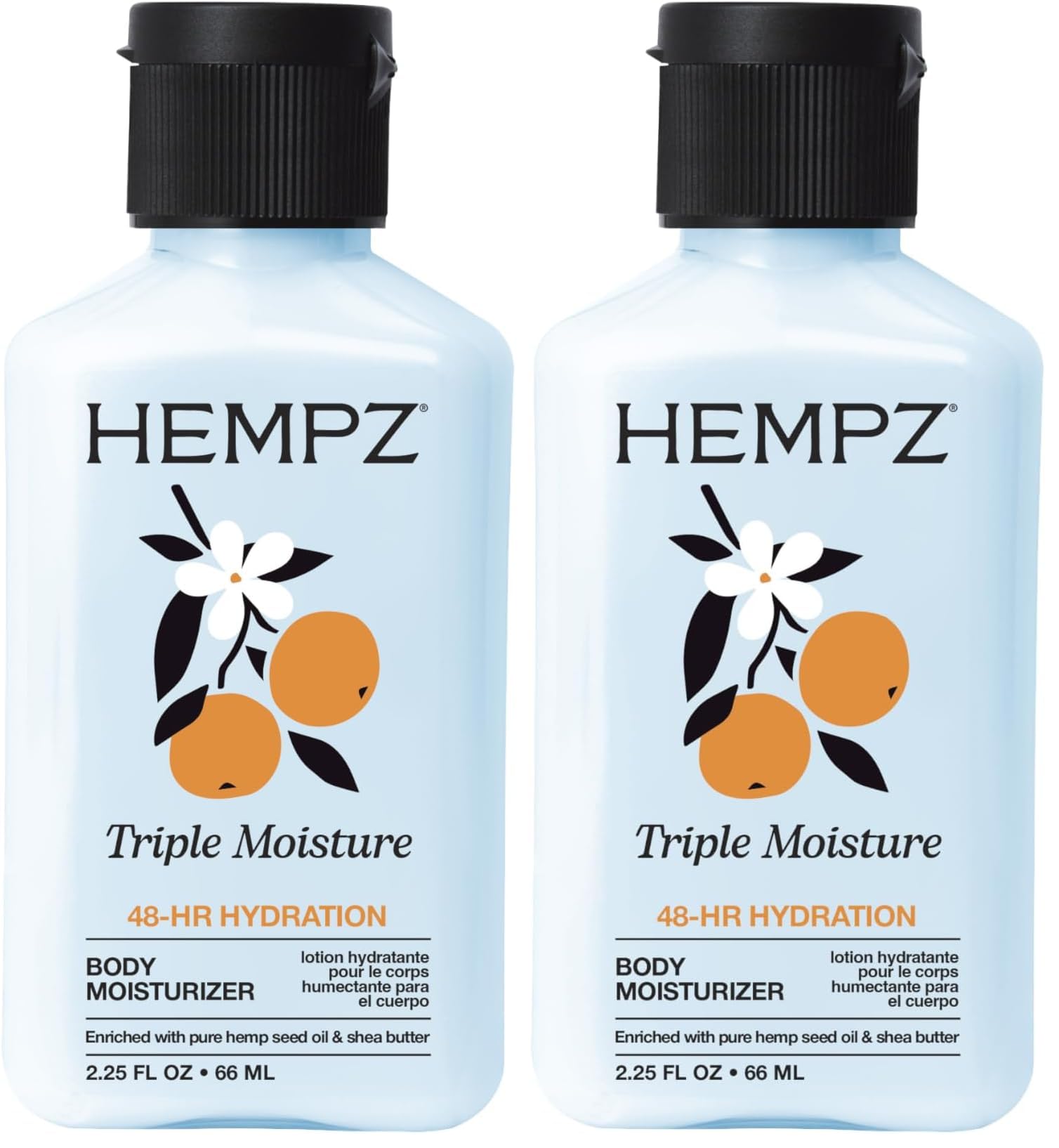 Hempz Sensitive Skin Herbal Body Moisturizer with Oatmeal, Shea Butter for Women and Men,2.25 oz. -Premium,Soothing Body Lotion with Hemp/Cocoa/Mango Seed for Dry Skin -Skin Care Products