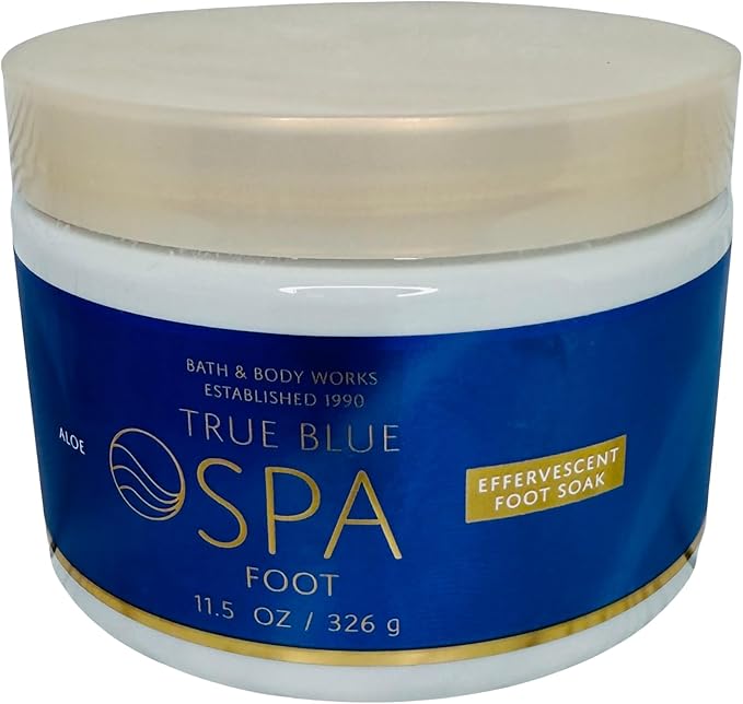 Bath and Body Works Foot Soak True Blue Spa Effervescent Foot Soak 11.5 Ounces