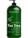 New York Biology Tea Tree Body Wash for Men & Women - 16.9 Fl Oz