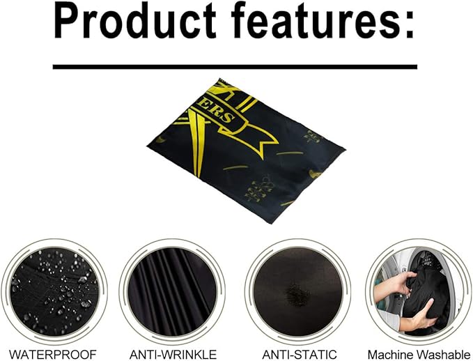 Barber Capes for Men, Hair Cutting Cape with Metal Snap Closure, Professional Salon Cape, Large Waterproof Hairdressing Cape for Hairstylist- 63”× 56” (Black & Gold)