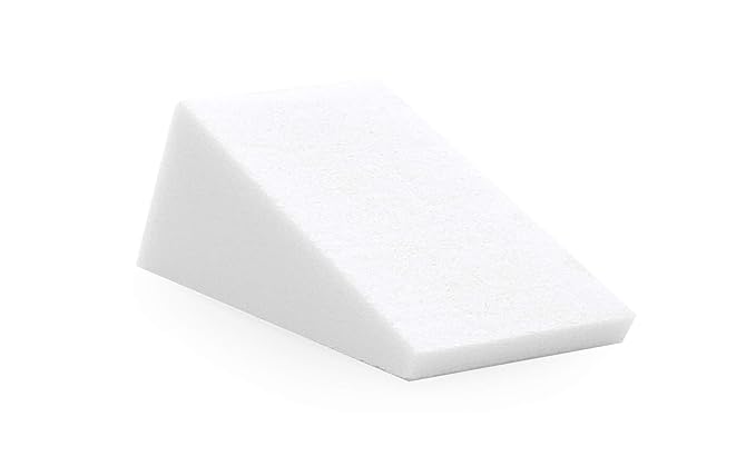Artist's Choice Makeup Wedges, 100 Pack Triangle Cosmetic Sponges for Foundation, Blush, Concealer, and Eye Shadow, Crisp Edges for Precise Blending and Smoothing, Latex-Free, Single-Use