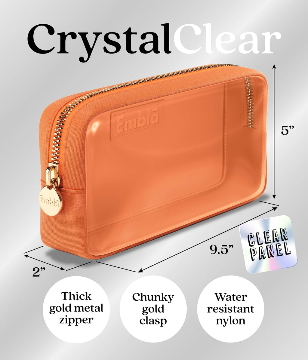 Makeup Bag for Women, Travel Cosmetic Organizer, Waterproof Toiletry Pouch