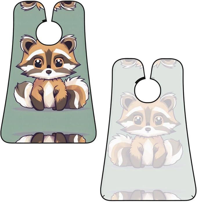 Three Dachshunds Print Beard Bib Shaving Apron, Beard Hair Trimming Cape Gift For Dad