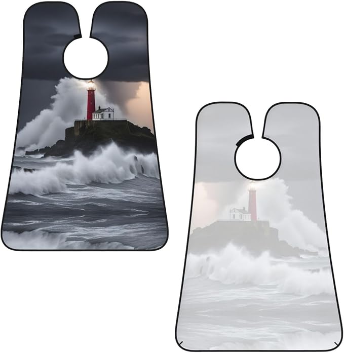 Monochrome Sketch Style Gaming Print Beard Bib Shaving Apron, Beard Hair Trimming Cape Gift For Dad