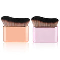 2pcs Self Tanning Brushes, Liquid Foundation for Self Tan Brush Applicator Body Makeup Brushes for Self Tanner Body Face (Rose Pink, Gold)
