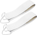 DECHOUS 2pcs Loofah Bath Brush Back Scrubber Strap Exfoliating Shower Brush Natural Fiber Body Washer for Men and Women Skin Care Random Color