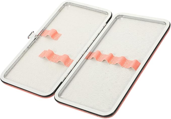 DOITOOL Eyelash Tweezers Storage Case Magnetic Closure Compact Portable Lash Tool Organizer for Travel and Daily Use
