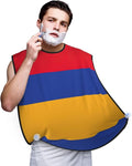 Flag Of Bangladesh Print Beard Bib Shaving Apron, Beard Hair Trimming Cape Gift For Dad