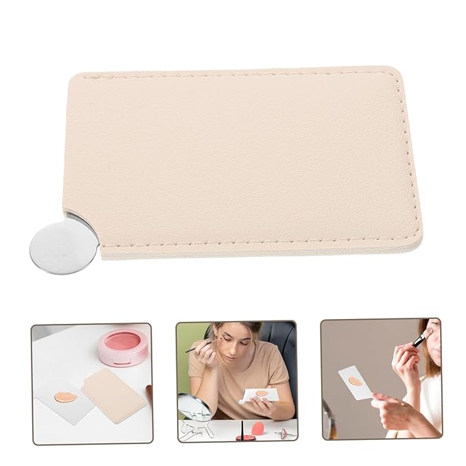 HAKIDZEL Stainless Steel Makeup Palette Mixing Trays for Blending Liquid Foundation Mini Spatula for Cosmetics