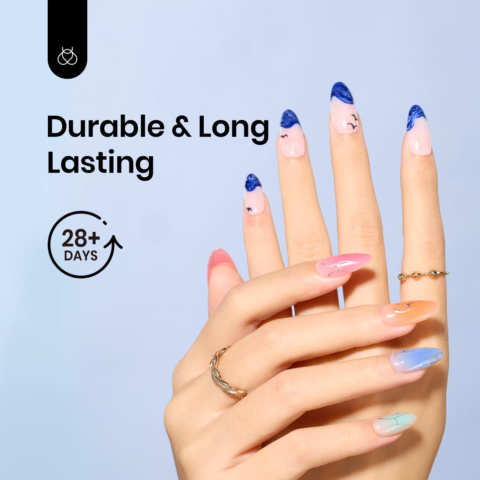 Beetles Gel Base Coat - Shine Finish and Long Lasting, Soak Off LED Nail Lamp Upgraded Formula DIY Home and Salon Manicure Gifts for Women