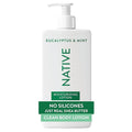 Native Body Lotion Contains Naturally Derived Plant-Based Moisturizers for Women and Men | Restores Dry Skin, Eucalyptus & Mint, 16.5 fl oz