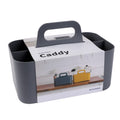 BLUE GINKGO Stackable Organizer Caddy, Rectangle, Dark Grey, Made in Korea